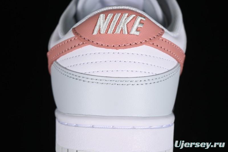 Nike SB Dunk Low White Grey Pink Skateboarding Shoes - HF0730-160