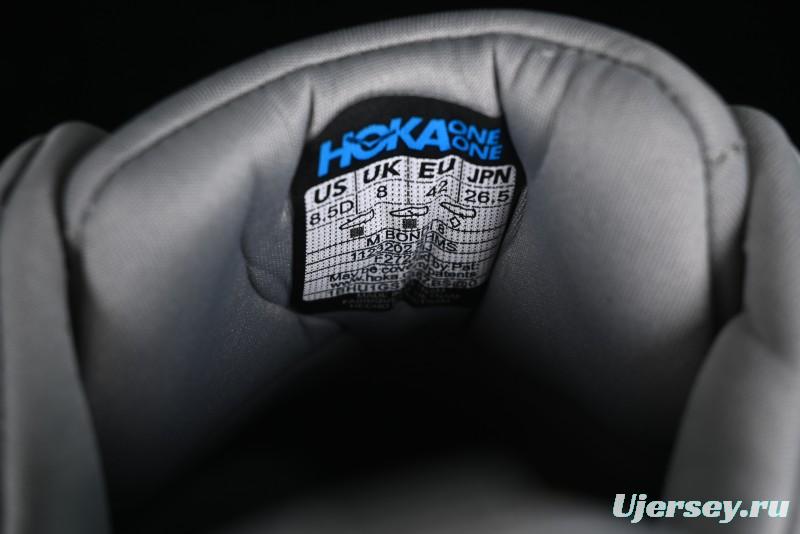 HOKA ONE ONE Bondi 8 Performance Cushioned Running Shoes with Engineered Mesh Upper - 1123202 SHMS