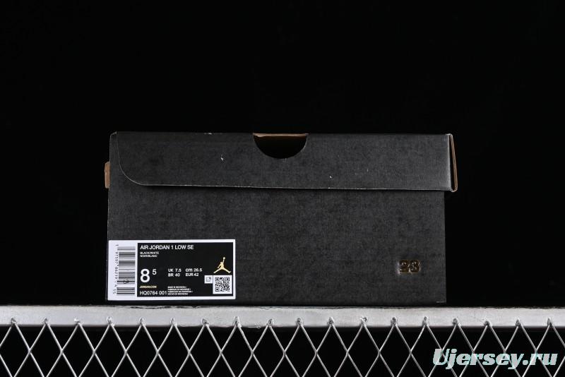 Nike Air Jordan 1 Low "Quai 54" Casual Sneakers in White Black Blue - HQ0764-001