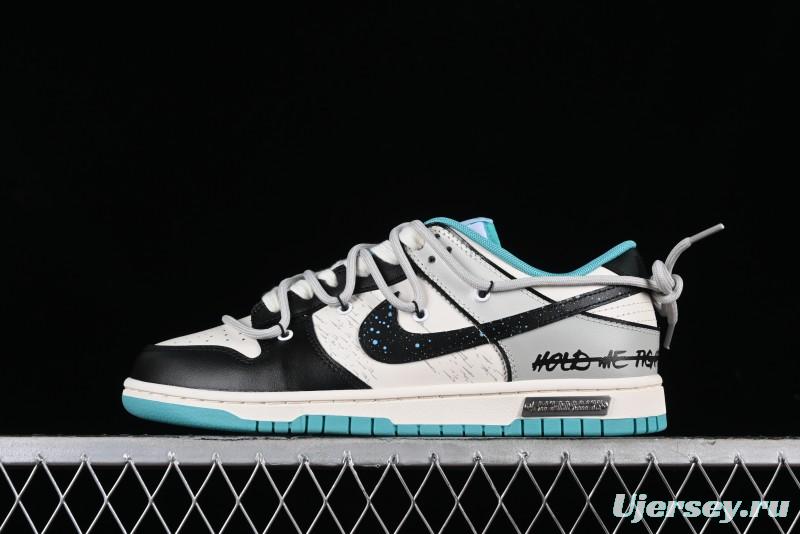 Nike Dunk Low Panda Prank Star Trek SB Strap Low-Top Casual Sneakers - DV0833-101
