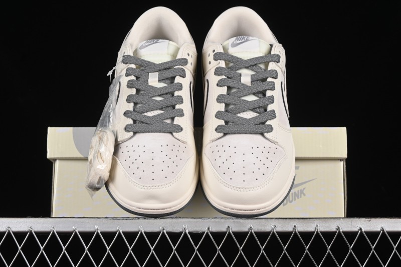 Nike SB Dunk Low The North Face Collaboration - Cement Grey Pig Anniversary High-End Custom Low-Top Casual Skate Shoes - XX2025-326