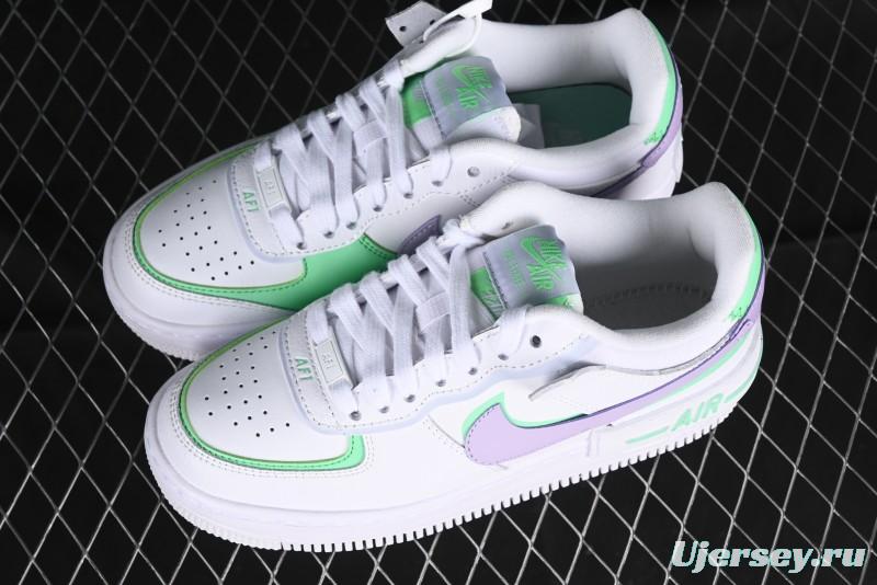 Nike Air Force 1 Shadow Low-Top Sneakers with Lightweight EVA Midsole and Anti-Slip RB Rubber Outsole - CU8591-103