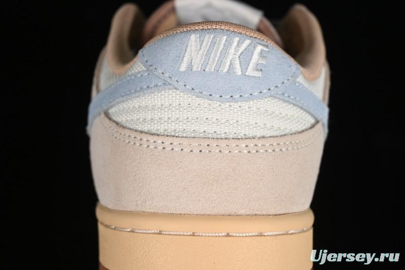 Nike Dunk Low SB Sanddrift Blue Vintage Suede and Light Blue Accent Casual Skate Shoes - HF0106-100