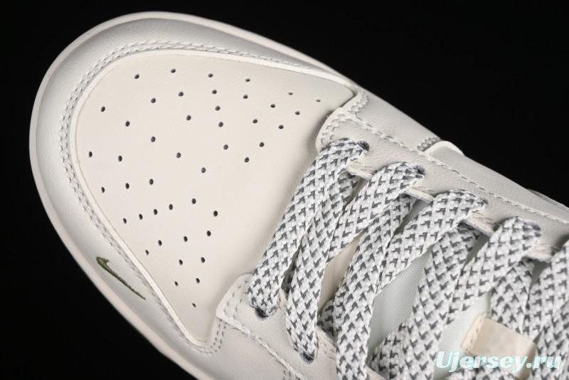 Nike SB Dunk Low Supreme Collaboration - Classic Beige Green Anniversary High-End Custom Low-Top Casual Skate Shoes - XX8888-002