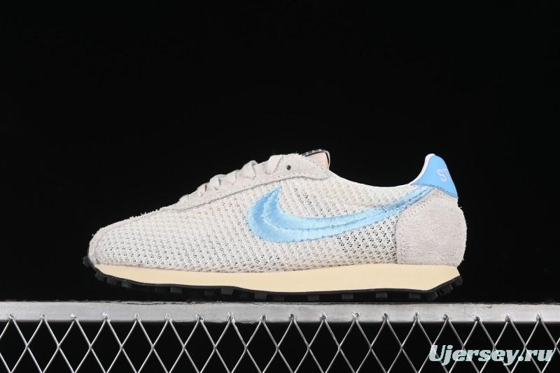 Nike Stussy Roshe Run LD-1000 Comfortable Versatile Non-Slip Durable Waffle Low-Top Casual Running Shoes - FQ5369-001