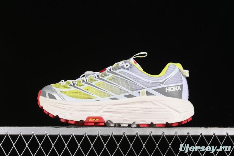 Hoka Mafate Three 2 Ultra-Lightweight Cushioned Trail Running Shoes - 1153931 WNN