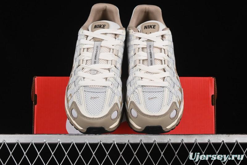 Nike P-6000 Premium Retro Casual Sneakers with Layered Design - FQ8243-025