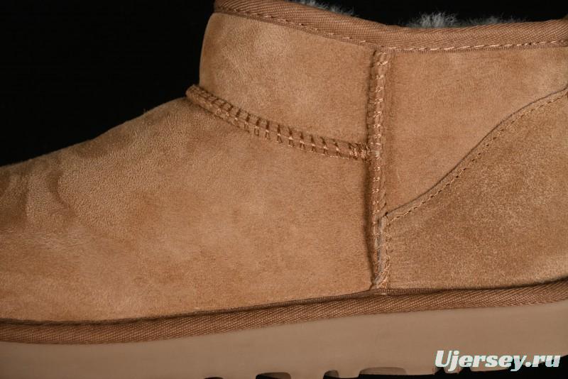 UGG Classic Ultra Mini Short Boots with Genuine Australian Shearling and TREADLITE Outsole - 1116109