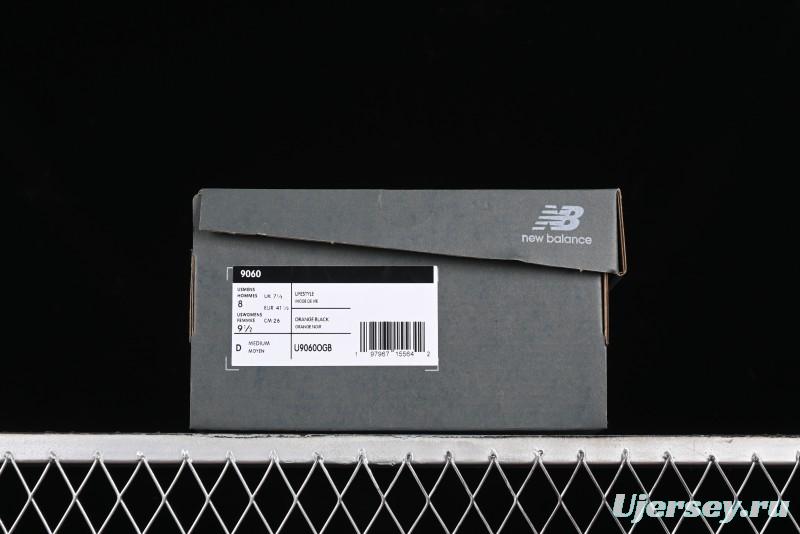 Joe Freshgoods x New Balance 9060 Retro Casual Running Sneakers with ABZORB Cushioning - U9060GB