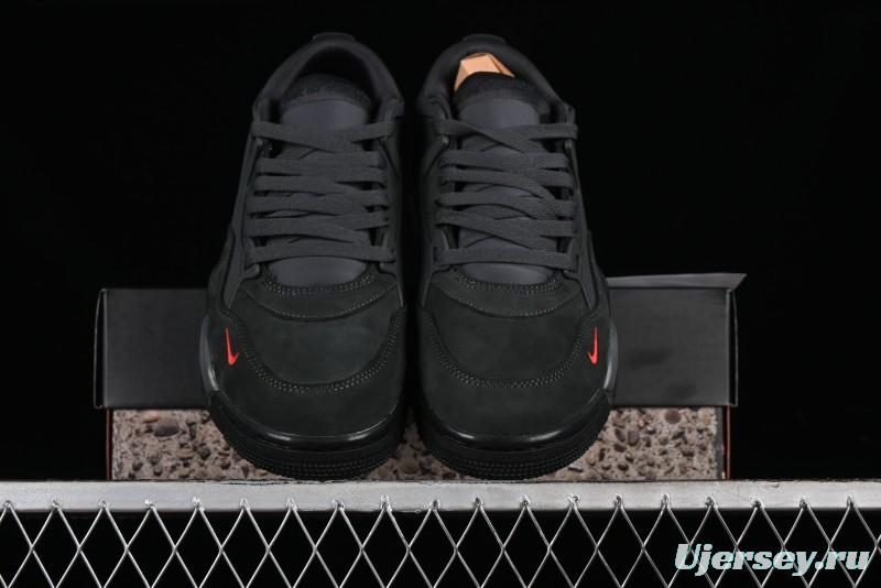 Nike Air Jordan 4 Remastered Retro Sneakers with Suede and Textile Upper - HF4334-004