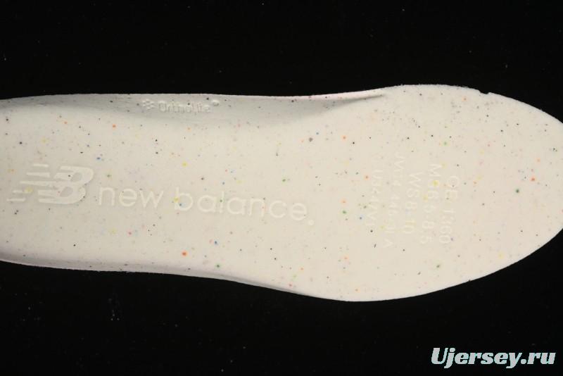 New Balance 3447 Series Retro Running Shoes with Textile and Leather Upper - U3447LA