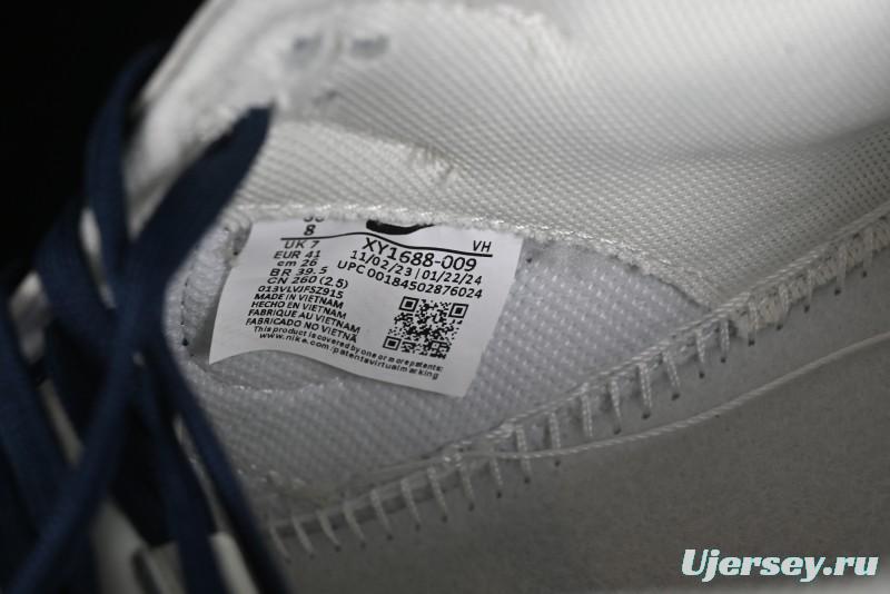 Nike SB Dunk Low Stussy Collaboration - Off White with Big Blue Swoosh Anniversary High-End Custom Low-Top Casual Skate Shoes - XY1688-009