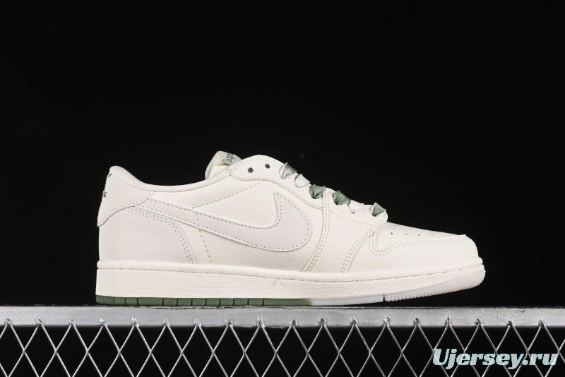 Nike Travis Scott x Fragment Design x Air Jordan 1 Low OG SP AJ1 Supreme Collaboration - BB2299-810