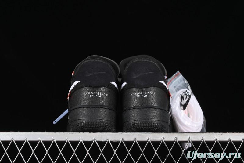 Nike Off White x Air Force 1 Low OW Transparent Black - AO4606-001
