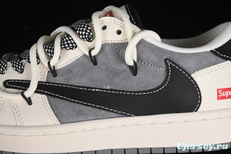 Nike Travis Scott x Fragment Design x Air Jordan 1 Low OG SP AJ1 Supreme Collaboration - SJ0086-132