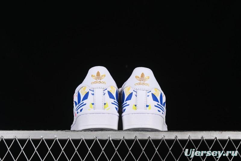 Adidas Superstar H00183 Casual Sneakers with Shell Toe Design - H00183