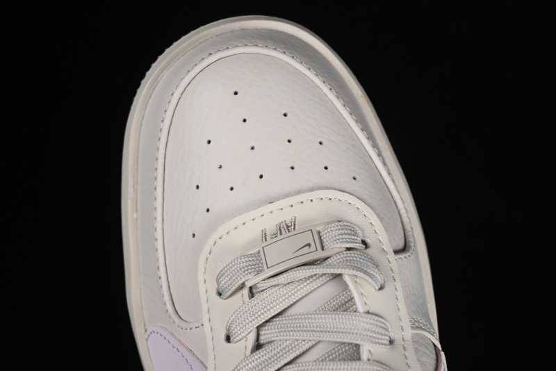 Nike Air Force 1 PLT AF ORM Triple White Low Top Casual Sneakers - DJ9946-108