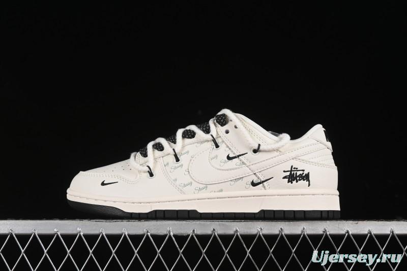 Nike SB Dunk Low Stussy Anniversary Custom Low-Top Casual Sneakers - SJ2068-276