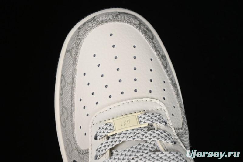 Nike Air Force 1 '07 Low Gucci Collaboration - Ash Grey Low-Top Casual Sneakers BB9577-102