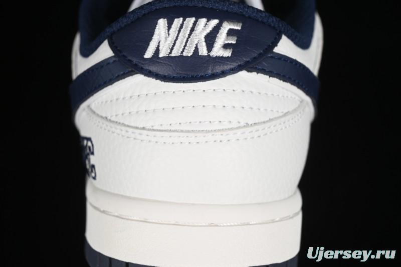 Nike SB Dunk Low NYC Collaboration Dark Blue Low-Top Casual Skateboarding Shoes - NC2103-303