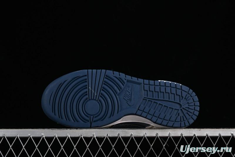 Nike Dunk Low Panda Prank Wave Fishing Blue Brown Low Top Casual Sneakers - DD1391-400