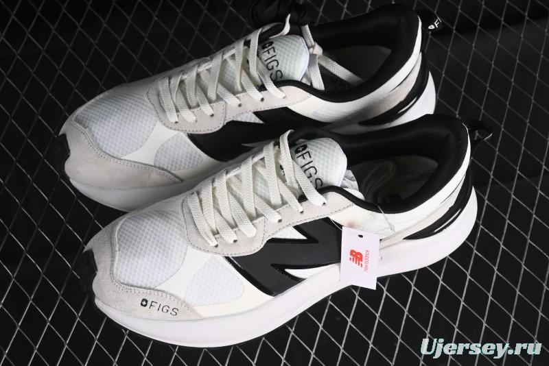 New Balance 3447 Series Retro Casual Running Shoes with Textile and Leather Upper - U3447LC