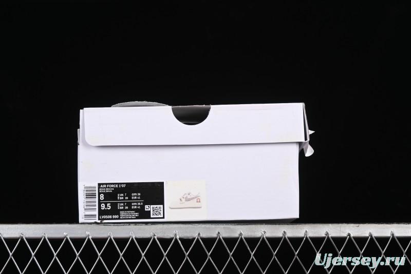 Nike Air Force 1 '07 Low x Capybara "Mona Lisa" Casual Lace-Up Sneakers - LV0506-990