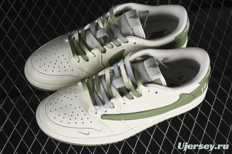 Nike Travis Scott x Fragment Design x Air Jordan 1 Low OG SP AJ1 Low Top Casual Sneakers - DM7866-019