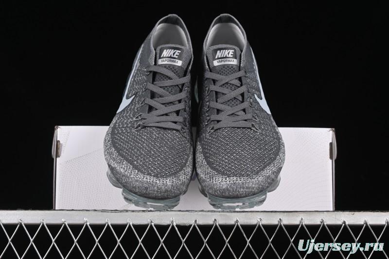 Nike Vapormax Flyknit Breathable Casual Running Shoes with Full-Length Air Cushion - 849557-002