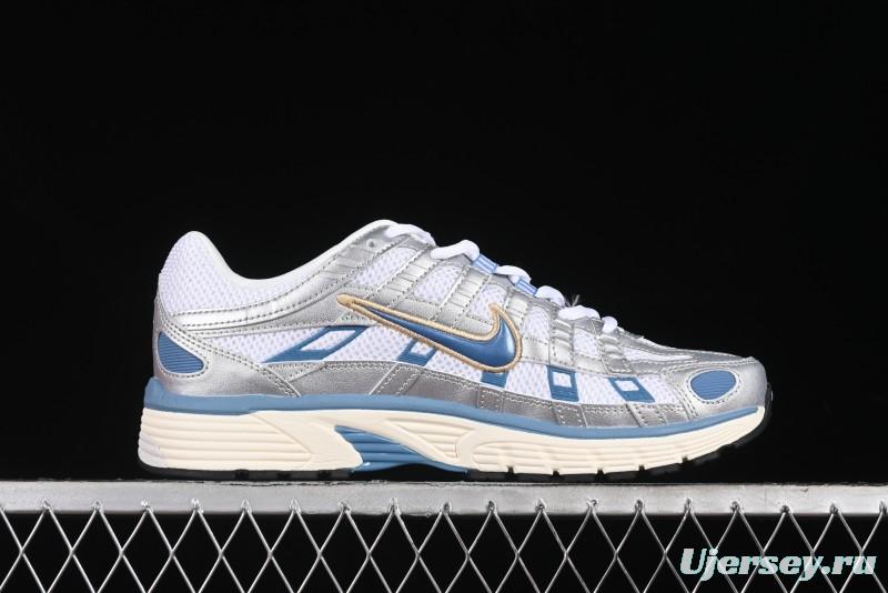 Nike P-6000 Prm Retro Casual Sneakers with Lightweight Design - HJ7246-100