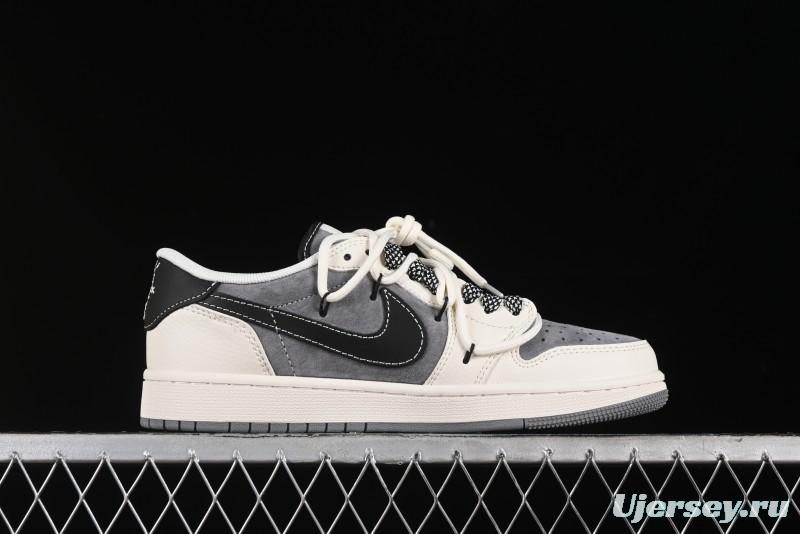 Nike Travis Scott x Fragment Design x Air Jordan 1 Low OG SP AJ1 Supreme Collaboration - SJ0086-132