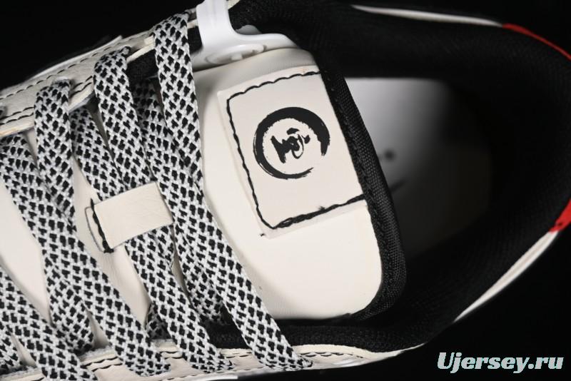 Nike SB Dunk Low Black Wukong Series - Beige Grey Black Swoosh Anniversary Custom Low-Top Casual Skate Shoes - SJ1089-014