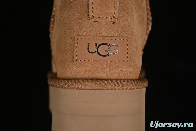 UGG Classic Ultra Mini Platform 3CM Wool Short Boots with TREADLITE Outsole - 1135092