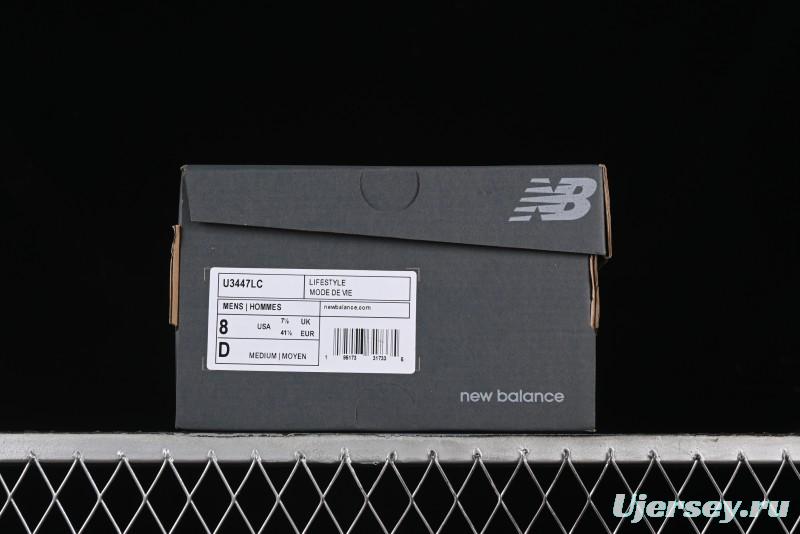 New Balance 3447 Series Retro Casual Running Shoes with Textile and Leather Upper - U3447LC
