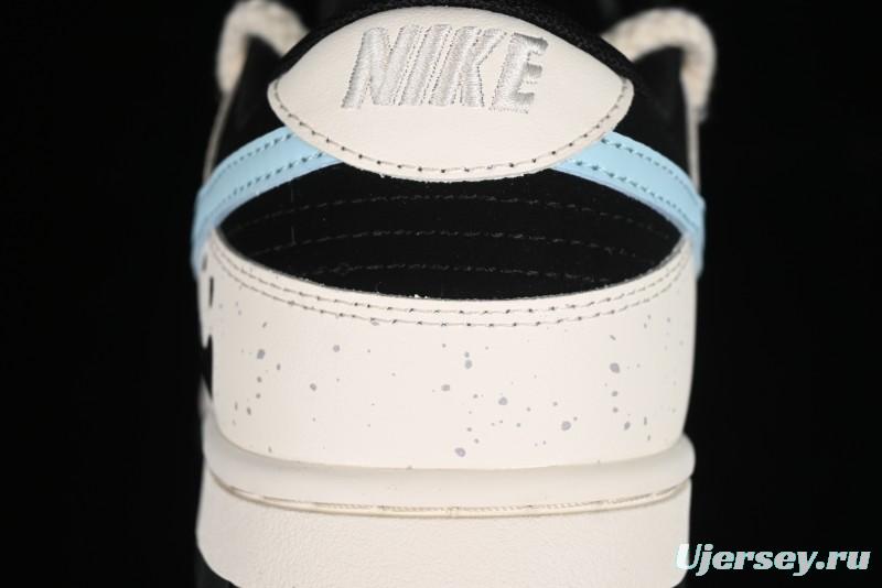 Nike Dunk Low SB Retro Vintage Panda Blueberry Casual Sneakers - DD1391-100