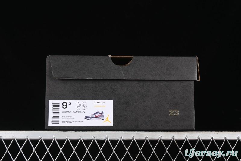 Nike Air Jordan Legacy AJ312 Low Top Sneakers with Triple Strap Design - CD7069-164