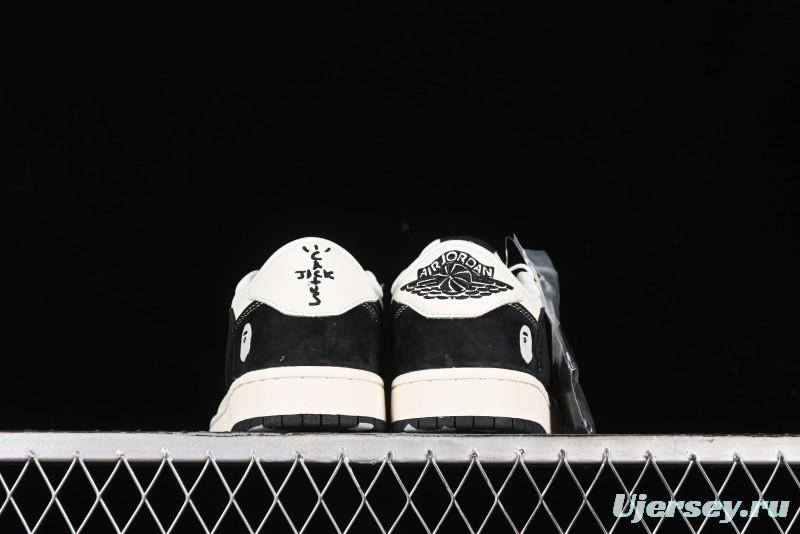 Nike Travis Scott x Fragment Design x Air Jordan 1 Low OG SP Sneakers - XY2688-106