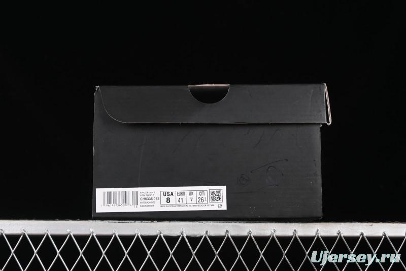 Nike Travis Scott x Fragment Design x Air Jordan 1 Low OG SP AJ1 Black Wukong Collaboration - CH6336-012