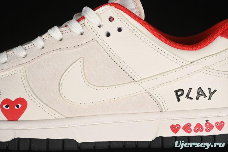 Nike SB Dunk Low Comme des Garcons Anniversary Custom Low-Top Casual Skate Shoes - KK1688-081