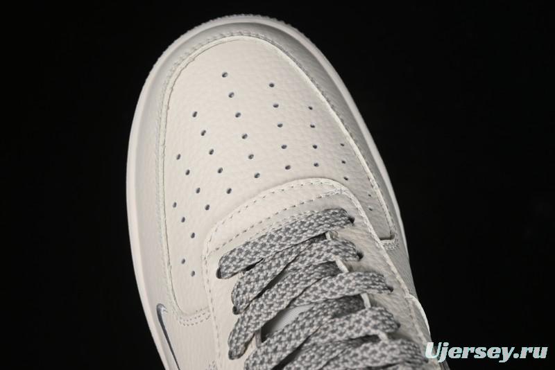Nike Air Force 1 '07 Low QR Code Light Grey Starry Casual Sneakers - CU1836-963
