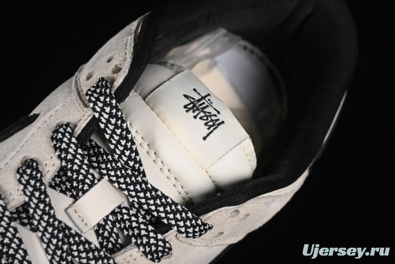 Nike SB Dunk Low x Supreme x Stussy Triple Collaboration Off-White Black Swoosh Anniversary High-End Custom Low-Top Casual Skate Shoes - SJ2068-270
