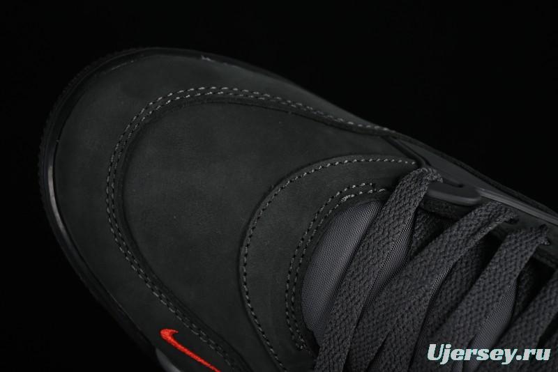 Nike Air Jordan 4 Remastered Retro Sneakers with Suede and Textile Upper - HF4334-004