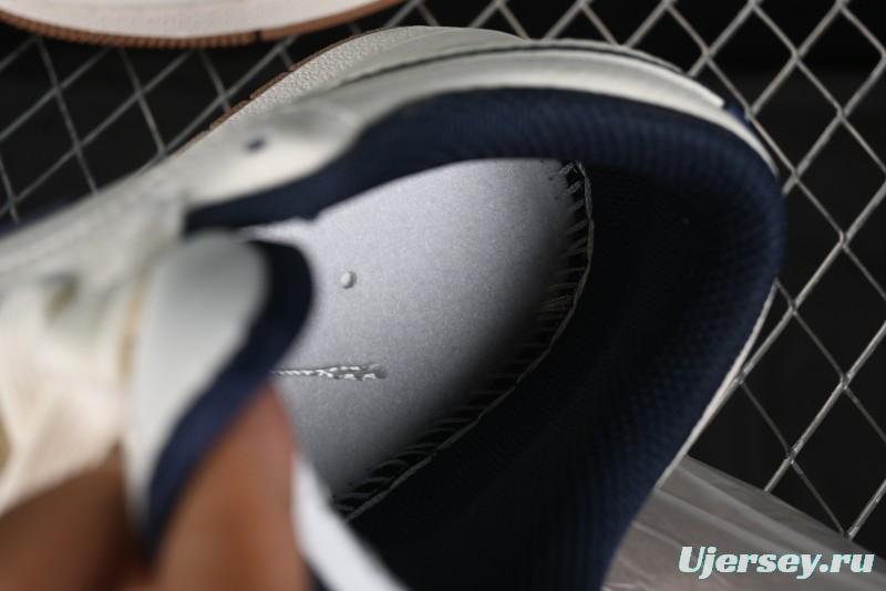 Nike Air Jordan 1 Low Supreme Collaboration Retro Basketball Shoes - WG8850-011