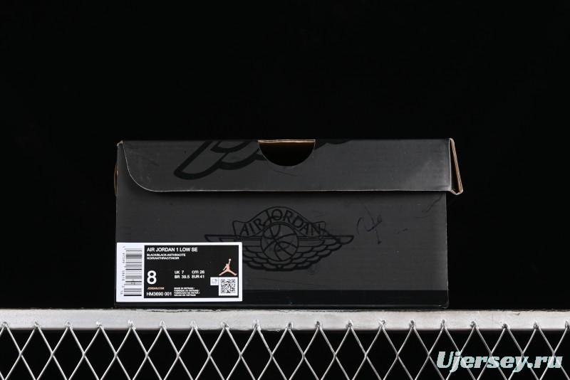 Nike Air Jordan 1 Low Black Cat Basketball Shoes - HM3690-001