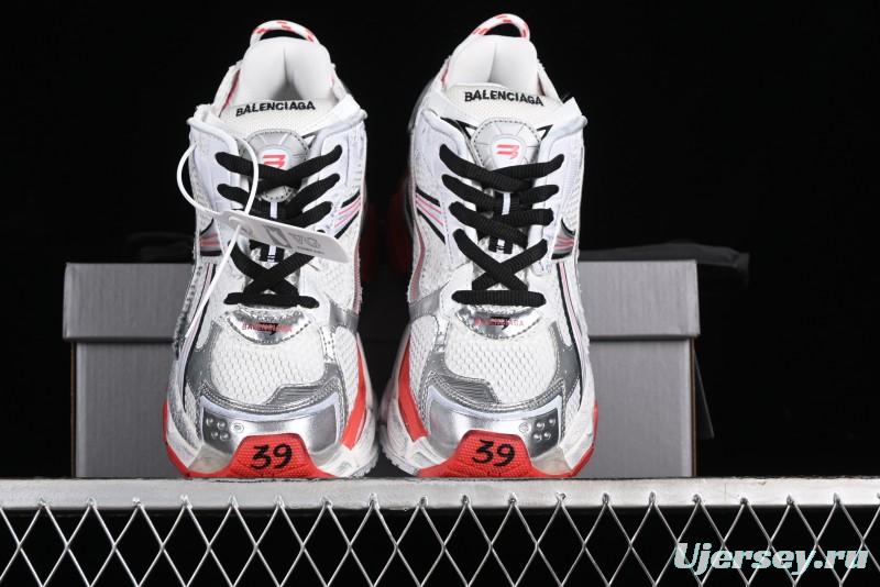 Balenciaga Runner Kith Four Color Retro Casual Sneakers - W3RMU9016