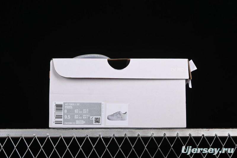 Nike Air Force 1 '07 Low Casual Sneakers with Anime-inspired White Pink Purple Spray Paint Design - CW2288-111