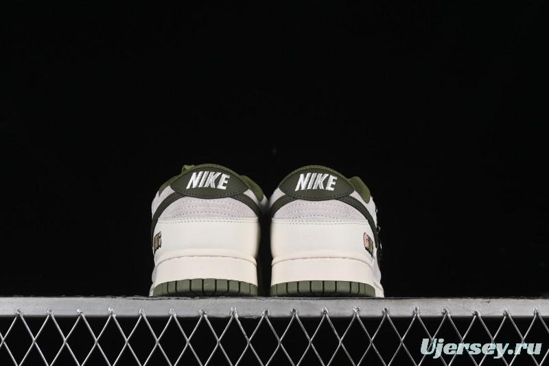 Nike SB Dunk Low Gucci Collaboration Anniversary High-End Custom Sneakers - KK1888-002