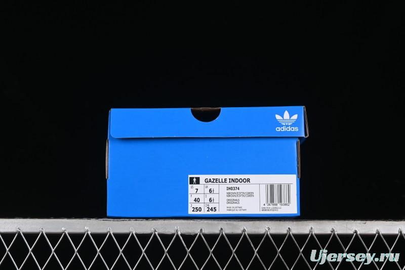 Adidas Originals Gazelle Indoor Retro Casual Slip-Resistant Wear-Resistant Low-Top Sneakers - IH0374