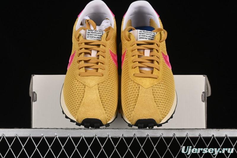 Stussy x Nike Roshe Run LD-1000 Comfortable Versatile Non-Slip Durable Waffle Low-Top Casual Running Shoes - FQ5369-700