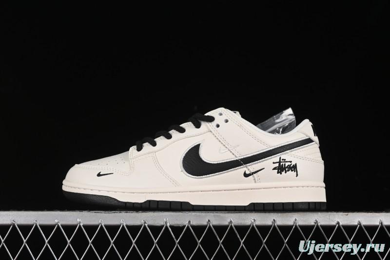 Nike SB Dunk Low Stussy Anniversary Custom Low-Top Casual Sneakers - SJ2068-283